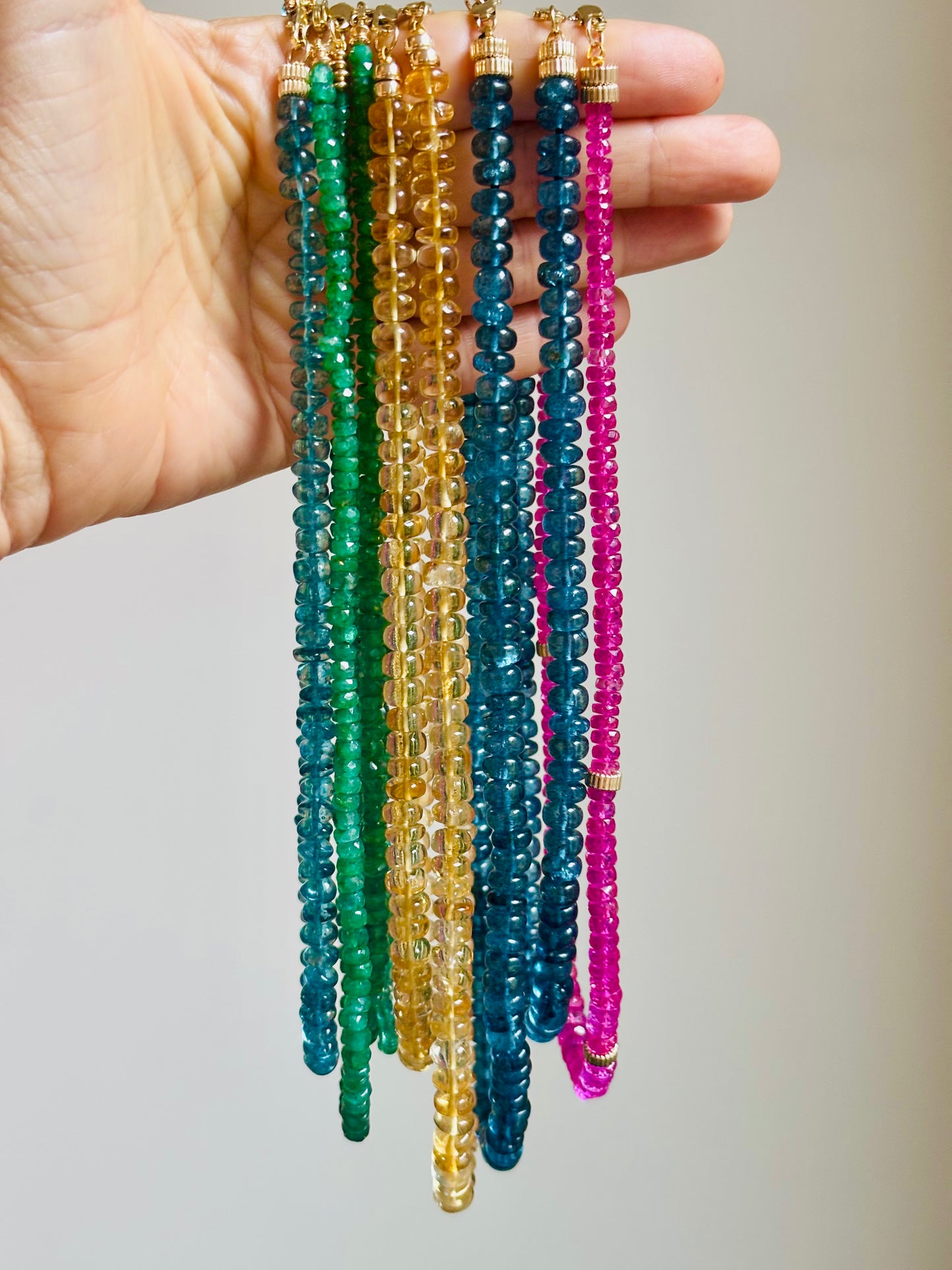Pink Sapphire Necklace
