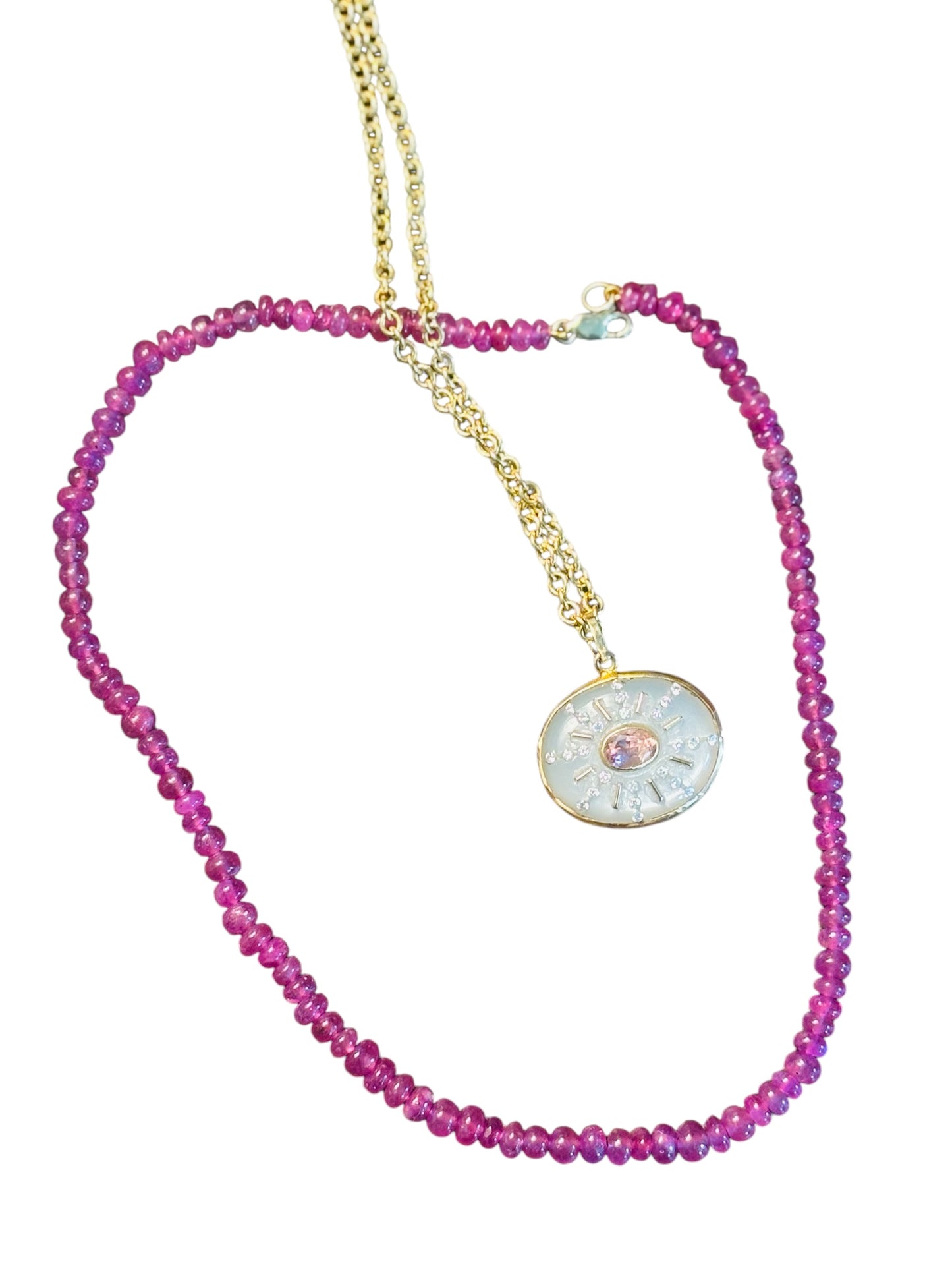 Pink Tourmaline Necklace