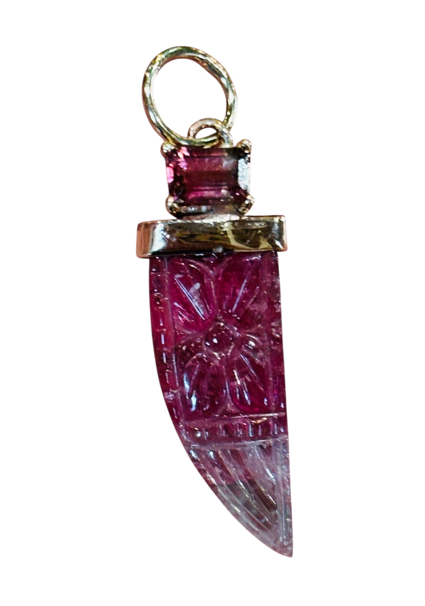 Watermelon Tourmaline Pendant