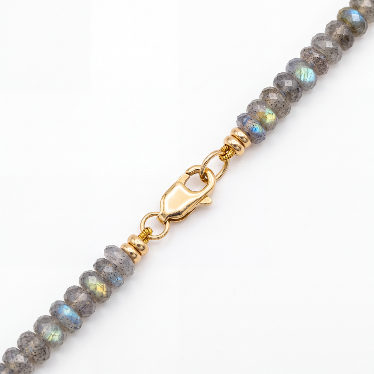 Labradorite Shell Necklace