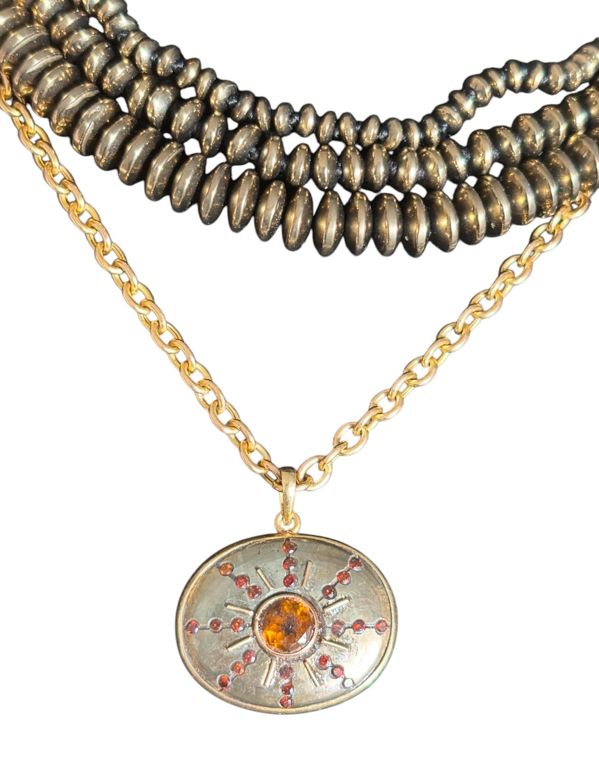 Pyrite Necklace, medium