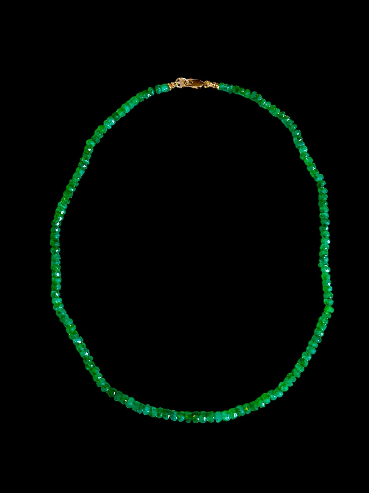 Emerald Necklace, 18”