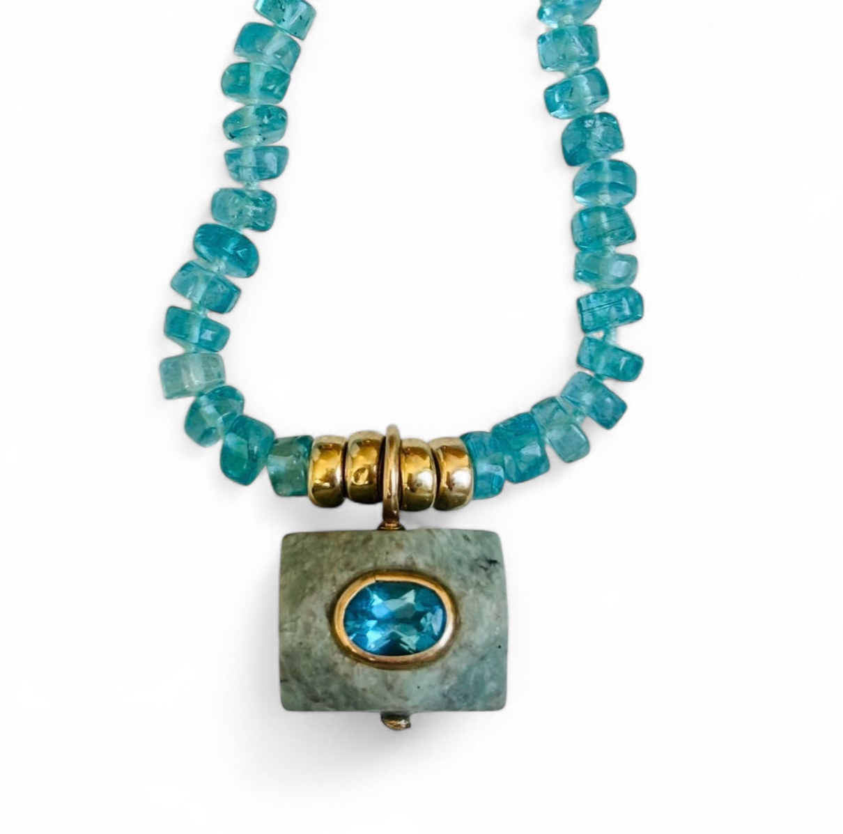 Apatite Pendant Necklace