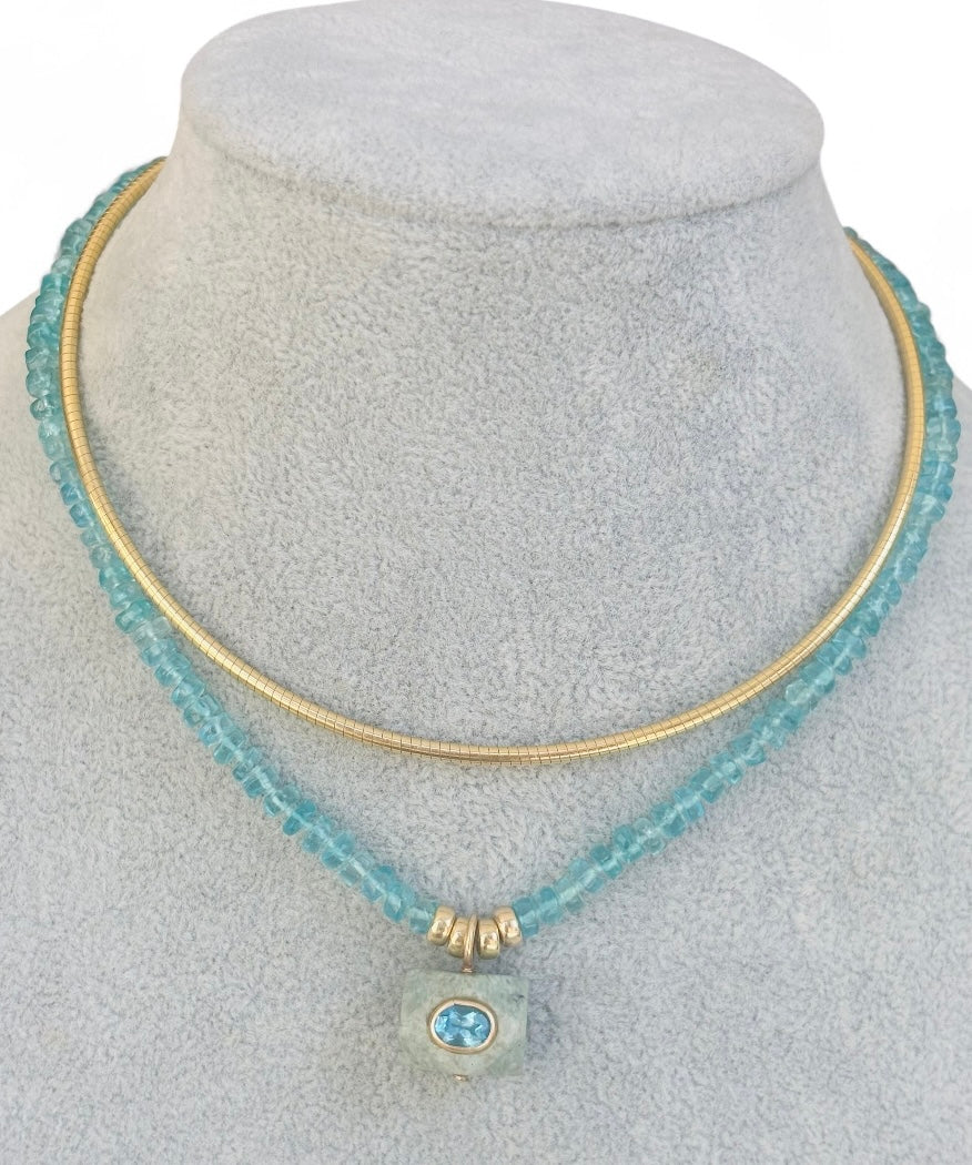 Apatite Pendant Necklace