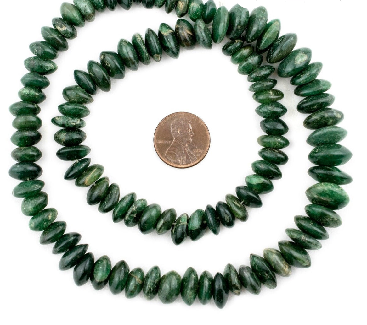 Green Aventurine & Gold Necklace