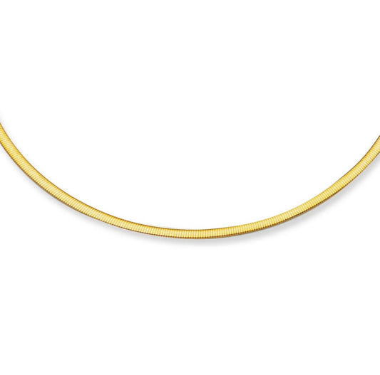 OMEGA CHAIN, 14k Gold