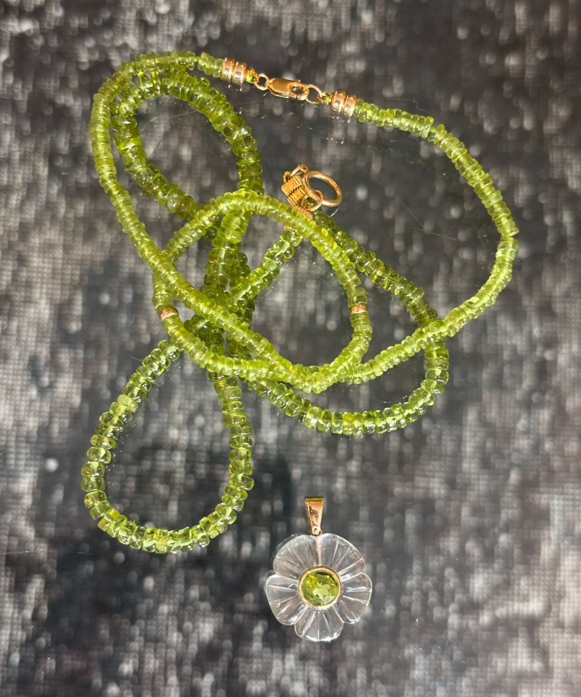 Peridot Gem Necklace