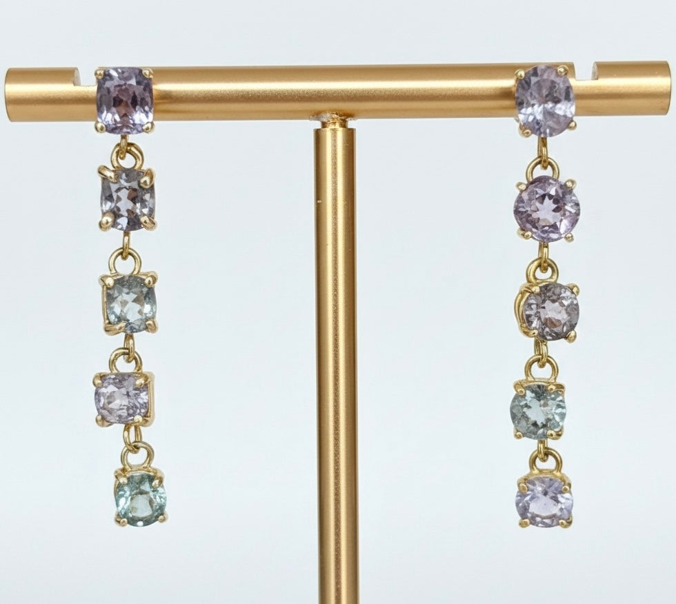 Spinel Drop Earrings