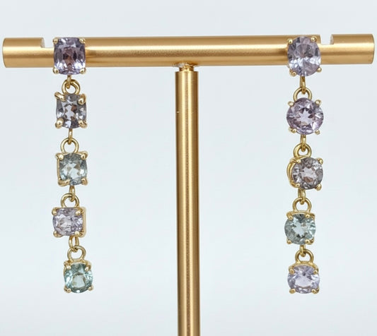 Spinel Drop Earrings