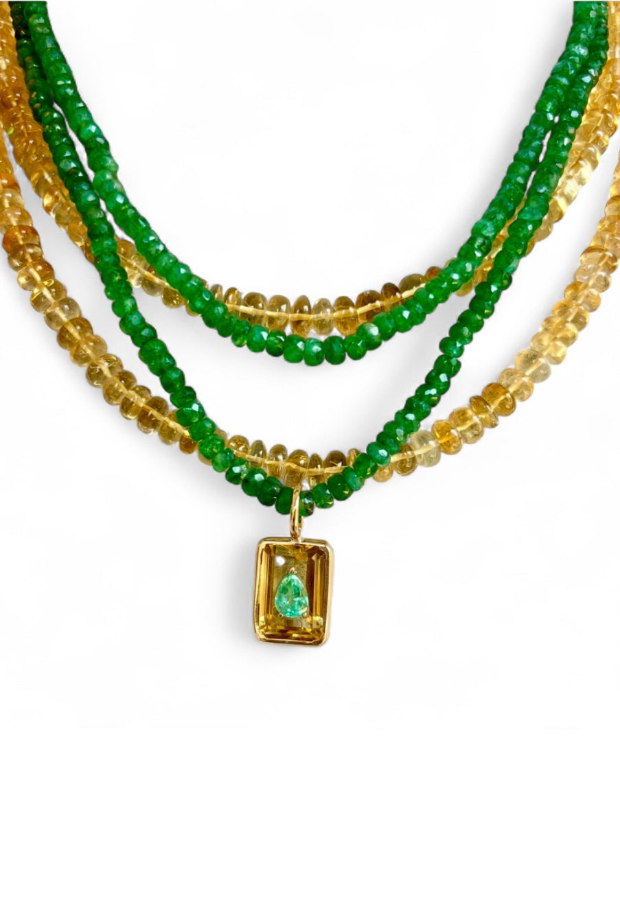 Citrine Necklace, 18”