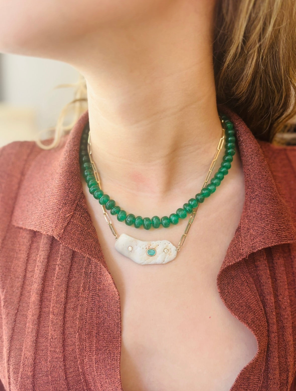 Epic Emerald Necklace