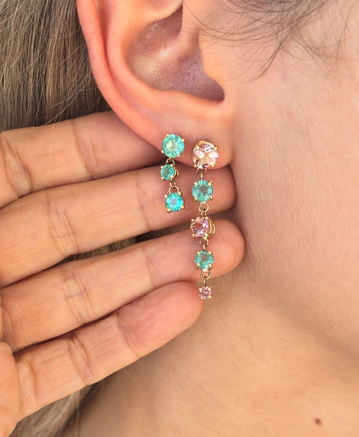 Emerald Drop Earrings