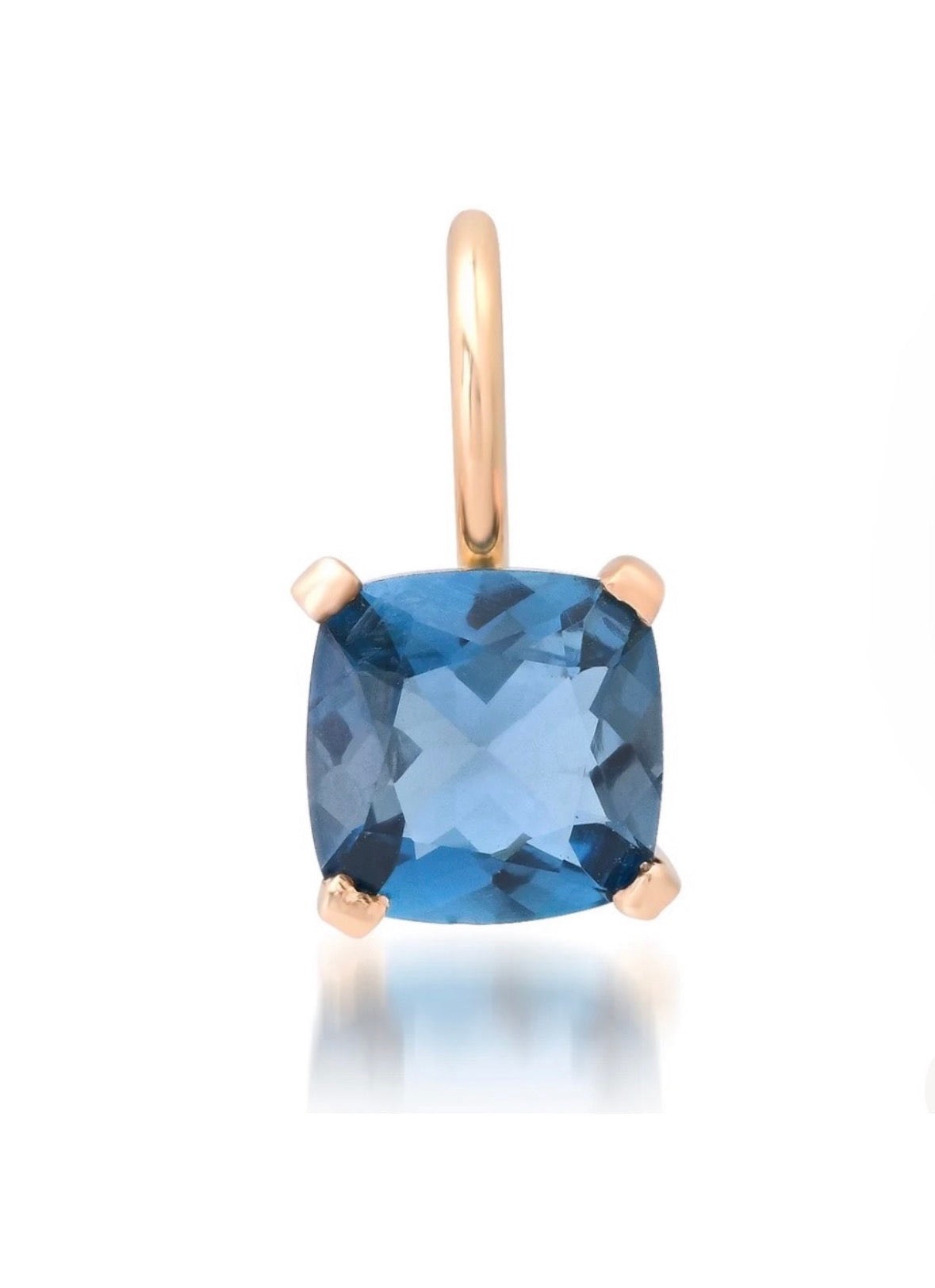 London Blue Topaz Charm