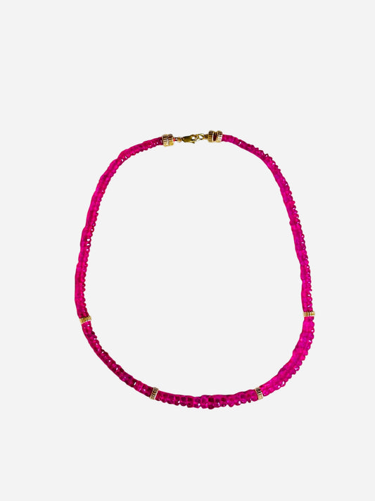Pink Sapphire Necklace