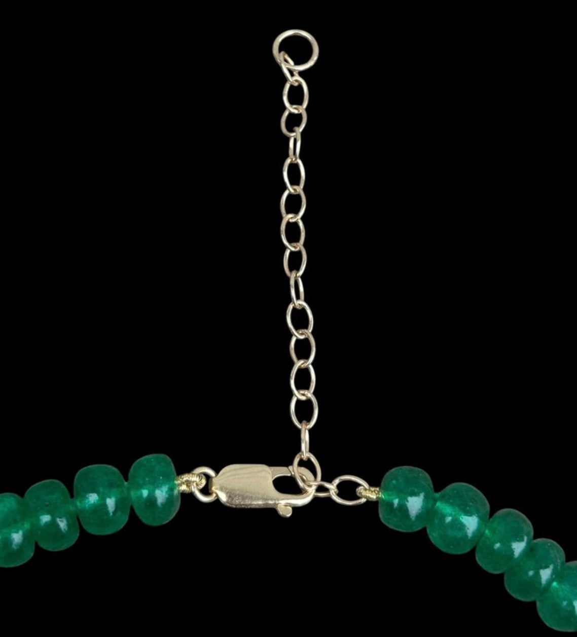 Emerald Rondelle Necklace