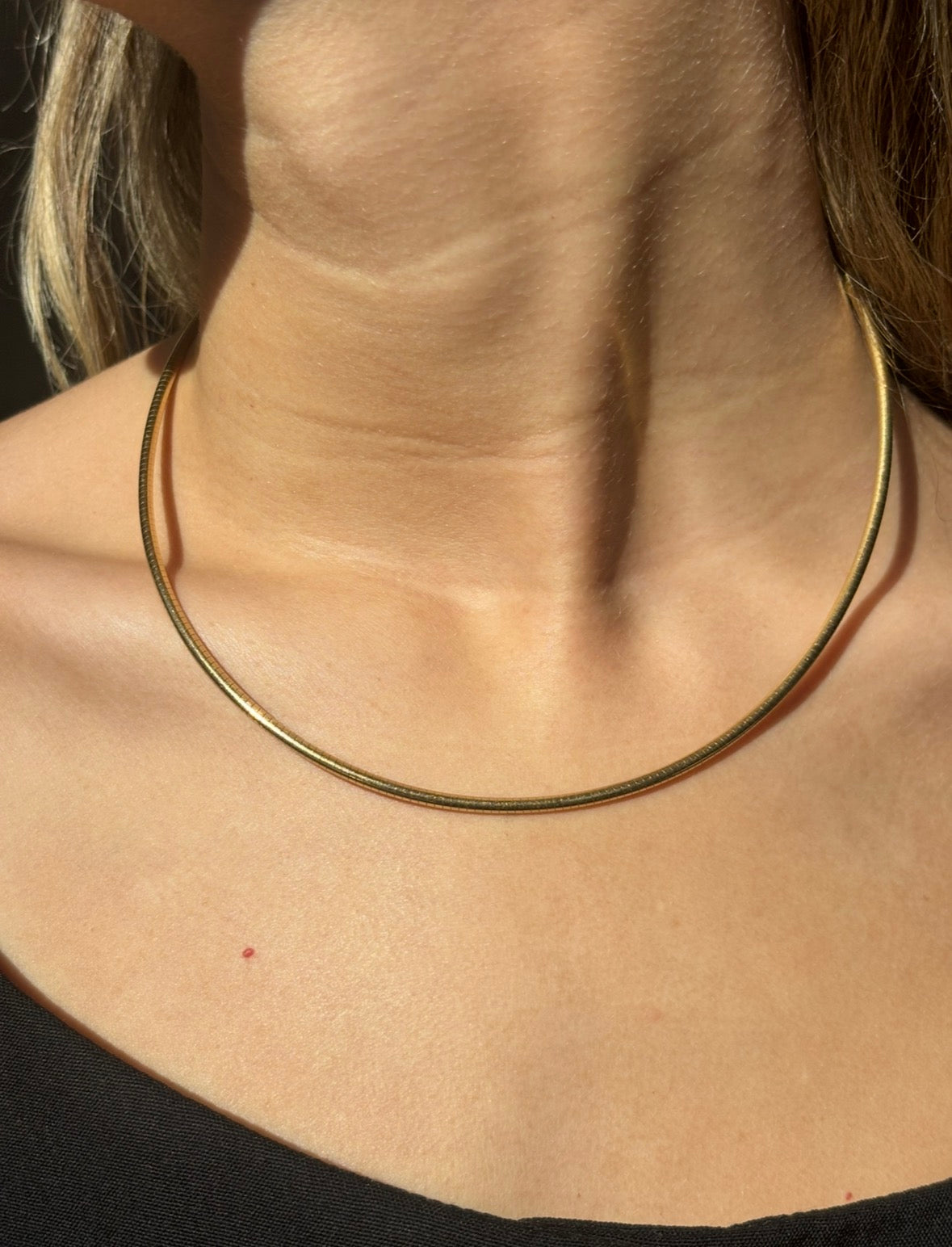 OMEGA CHAIN, 14k Gold