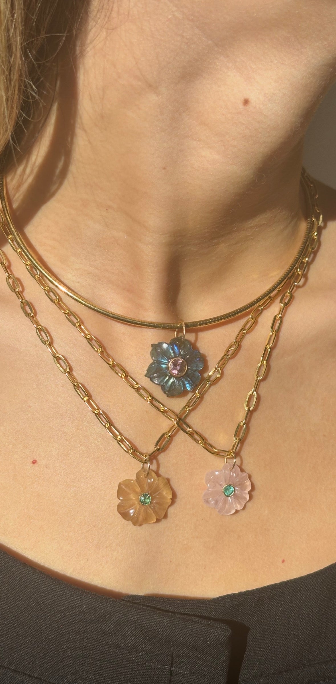 OMEGA CHAIN, 14k Gold