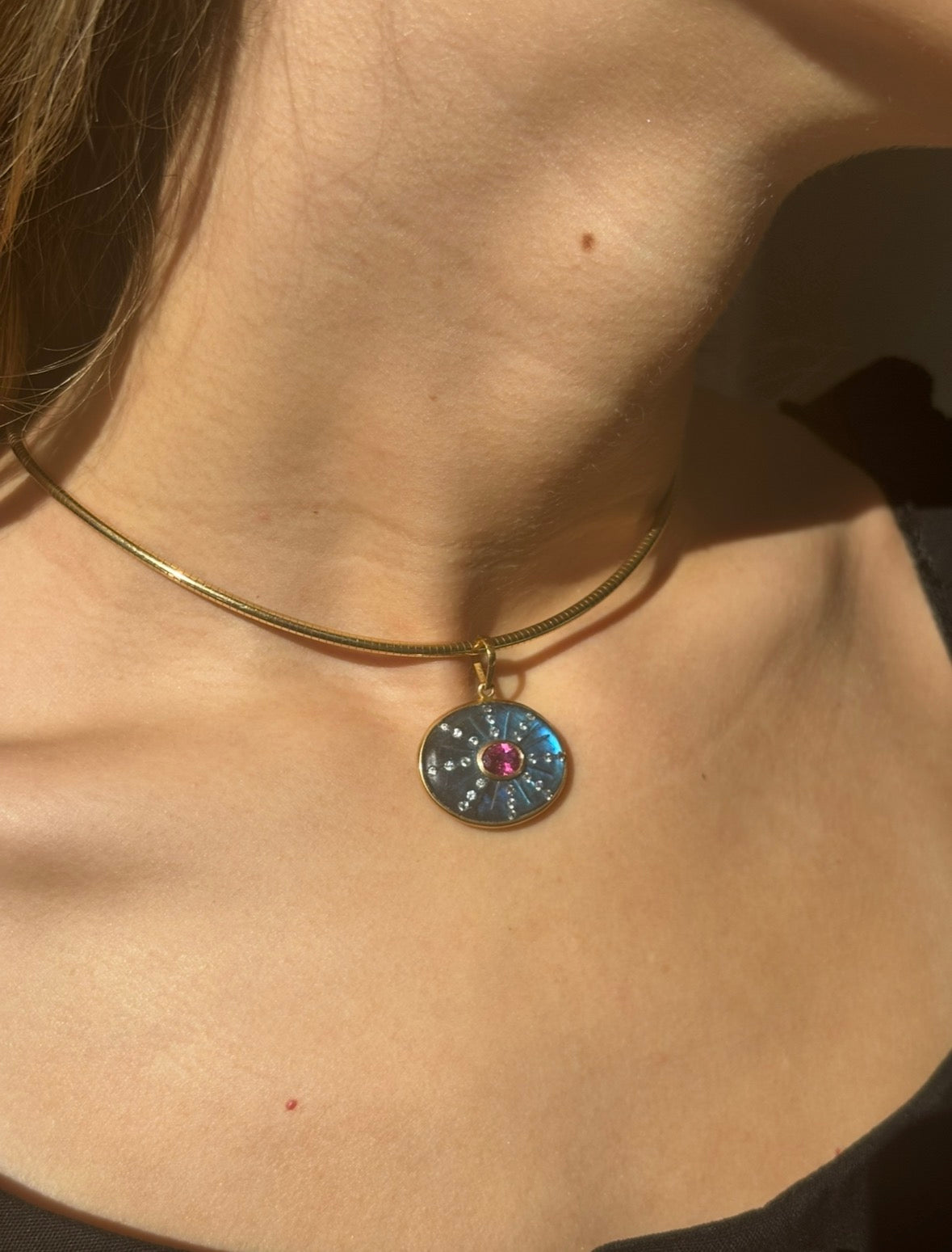 OMEGA CHAIN, 14k Gold