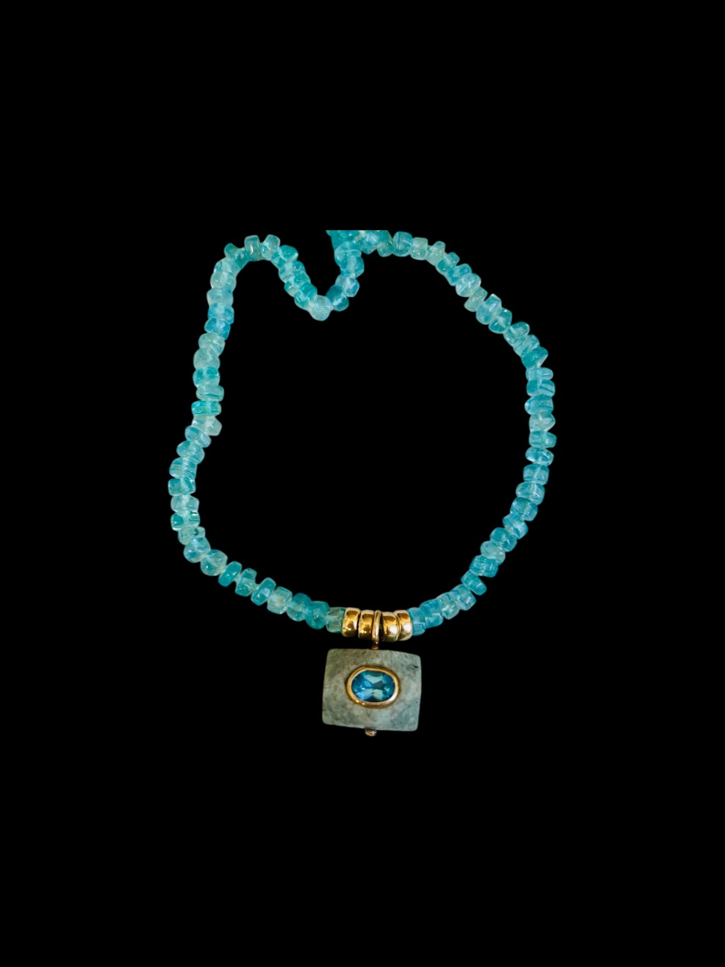 Apatite Pendant Necklace
