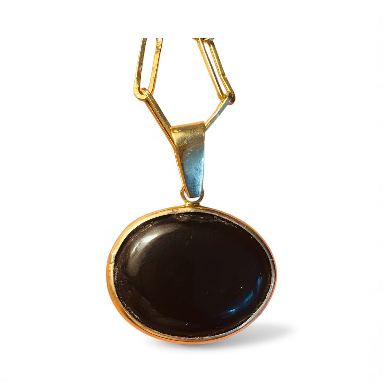 SOL Pendant, Black Onyx, Citrine & Diamonds