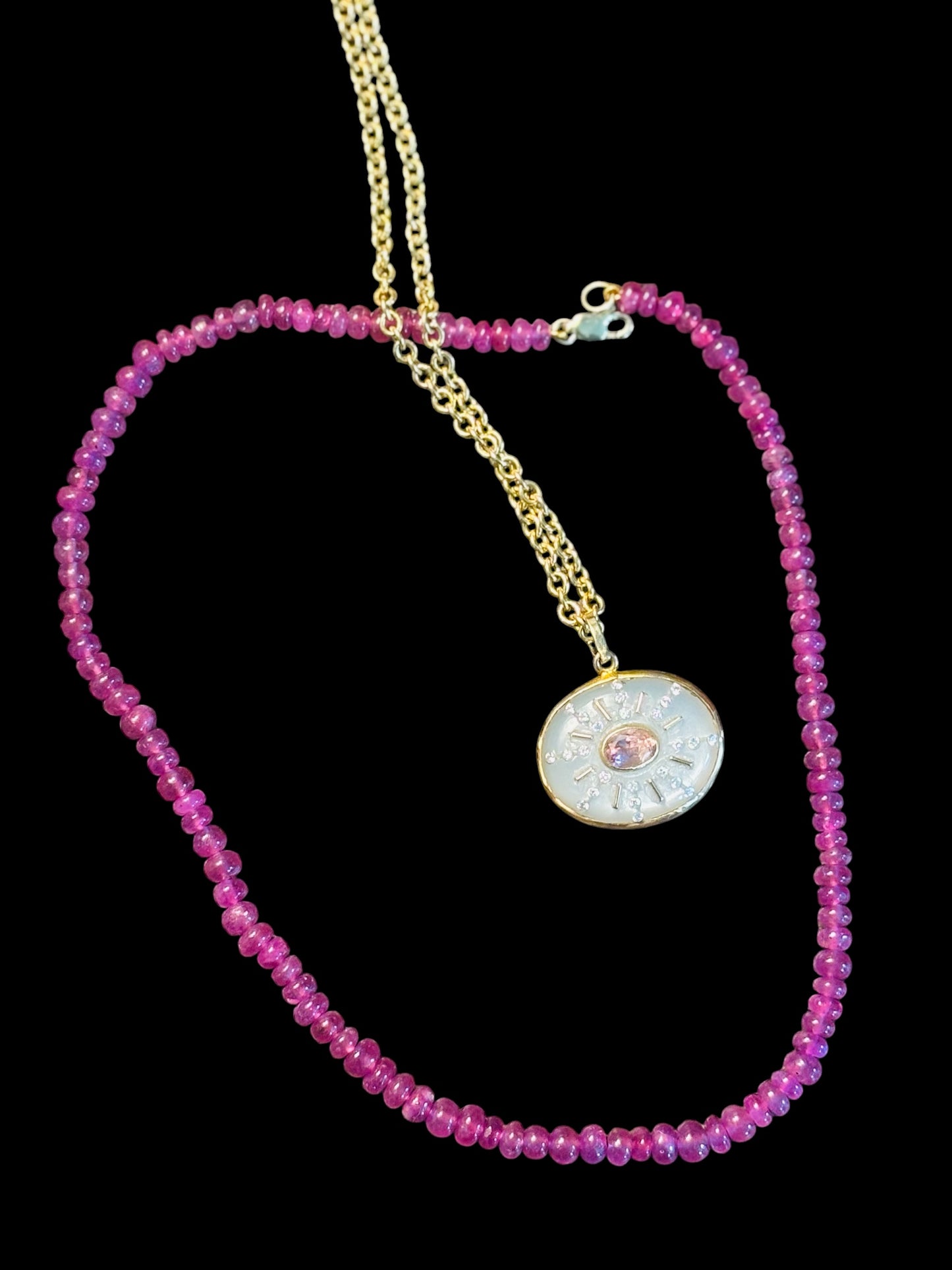 Pink Tourmaline Necklace