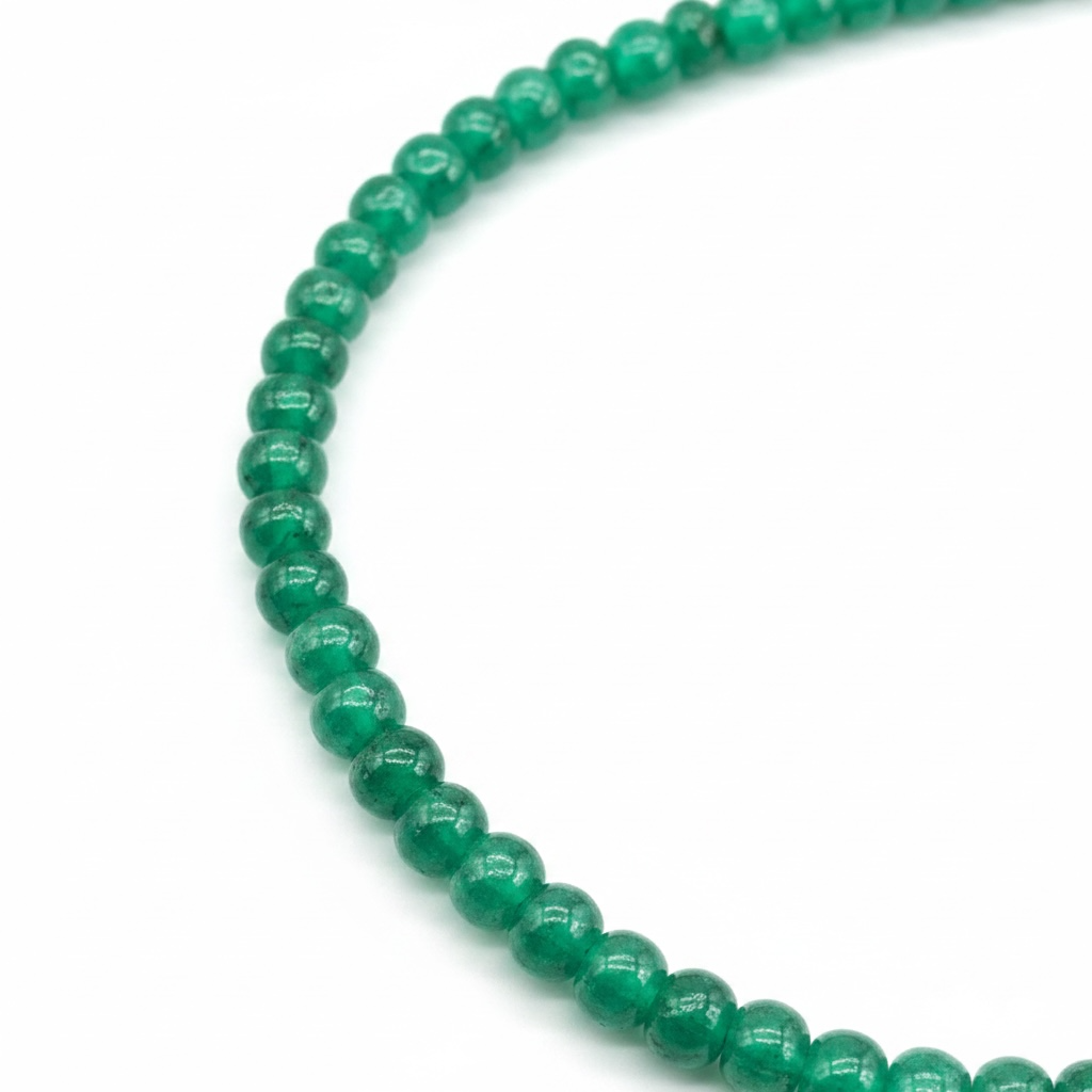 Epic Emerald Rondelle Necklace