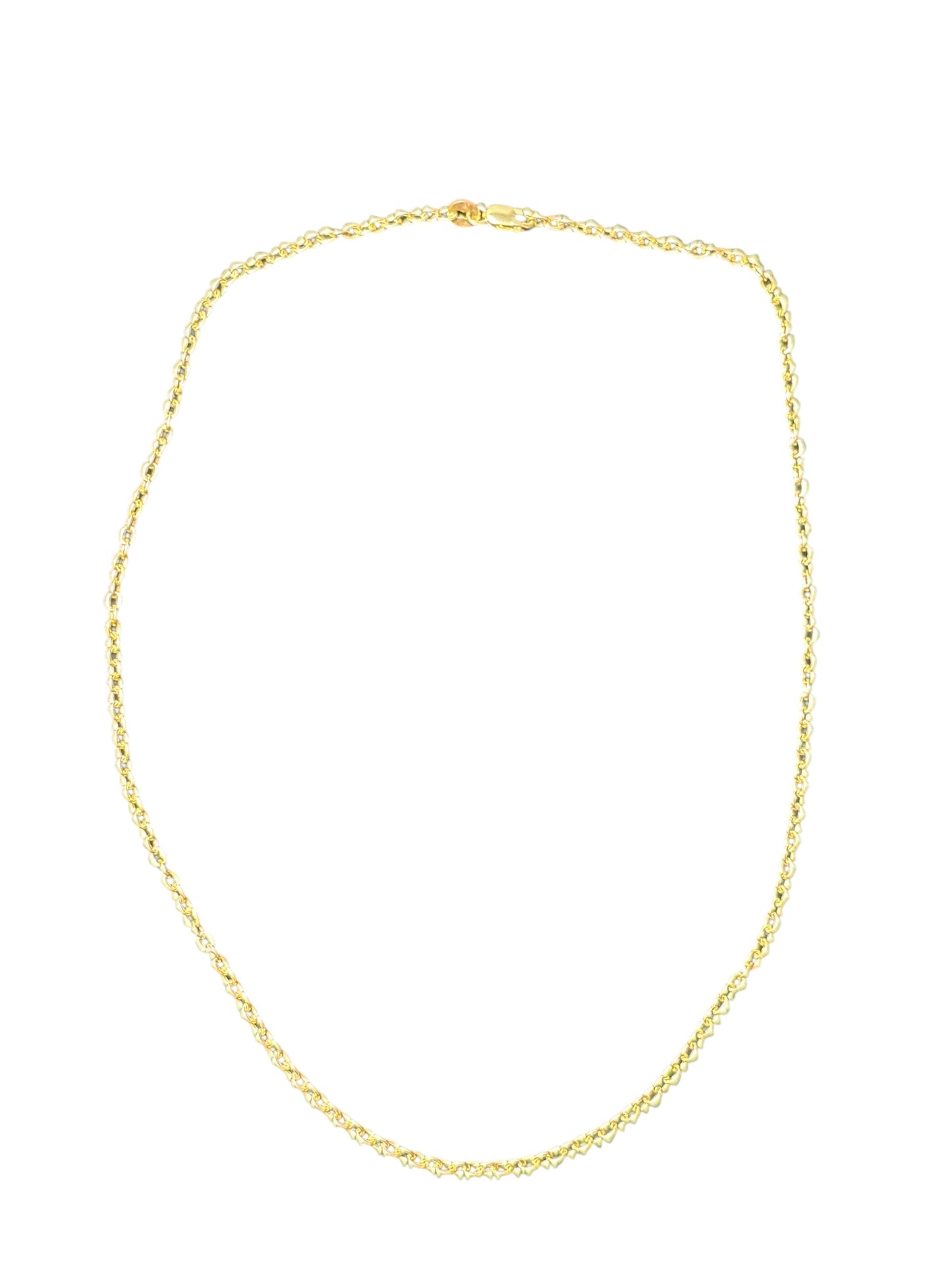 Gold Oval Link Chain, 16” small