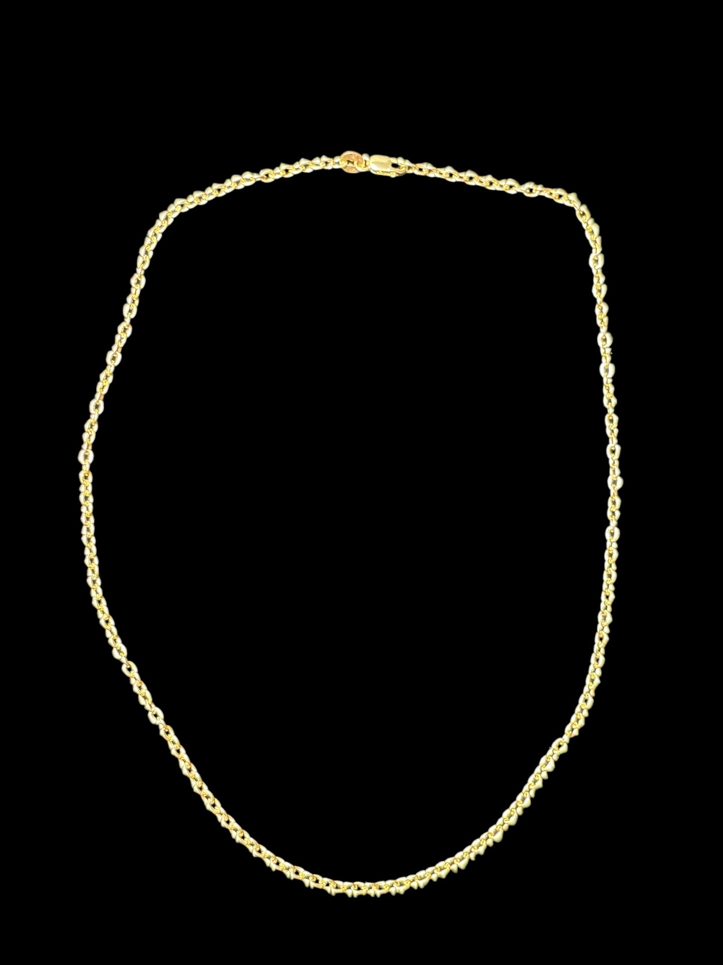 Gold Oval Link Chain, 16” small