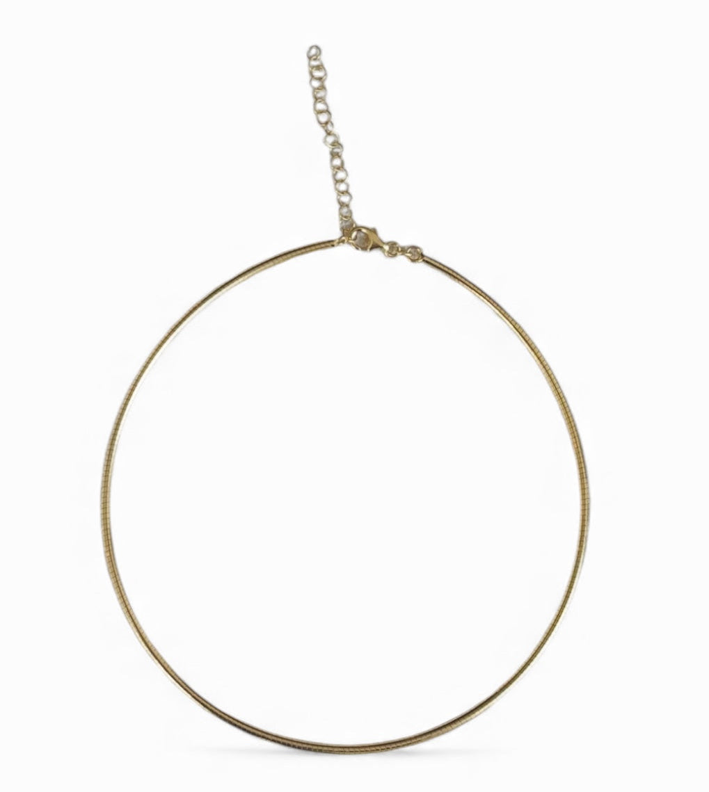 OMEGA CHAIN, 14k Gold