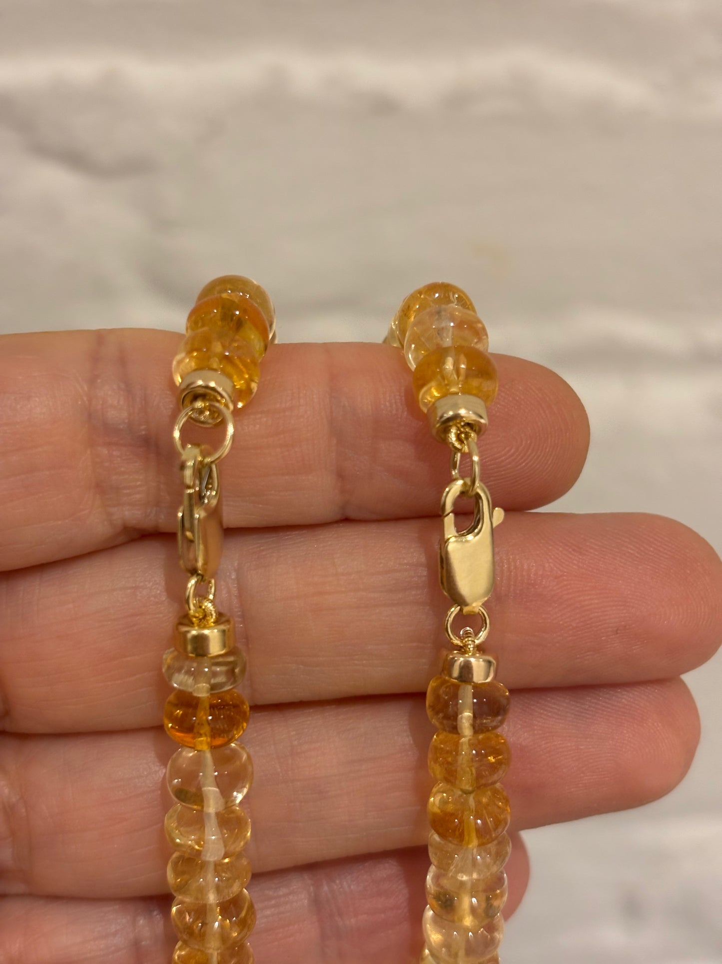 Citrine Necklace, 18”