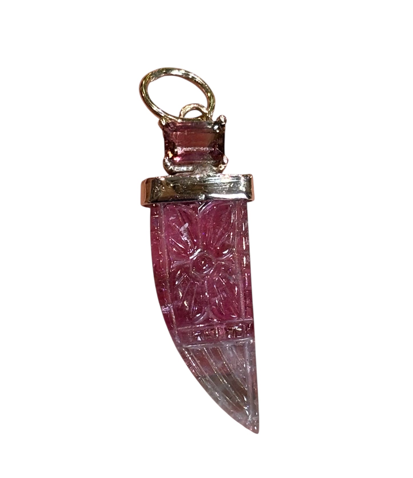 Watermelon Tourmaline Pendant