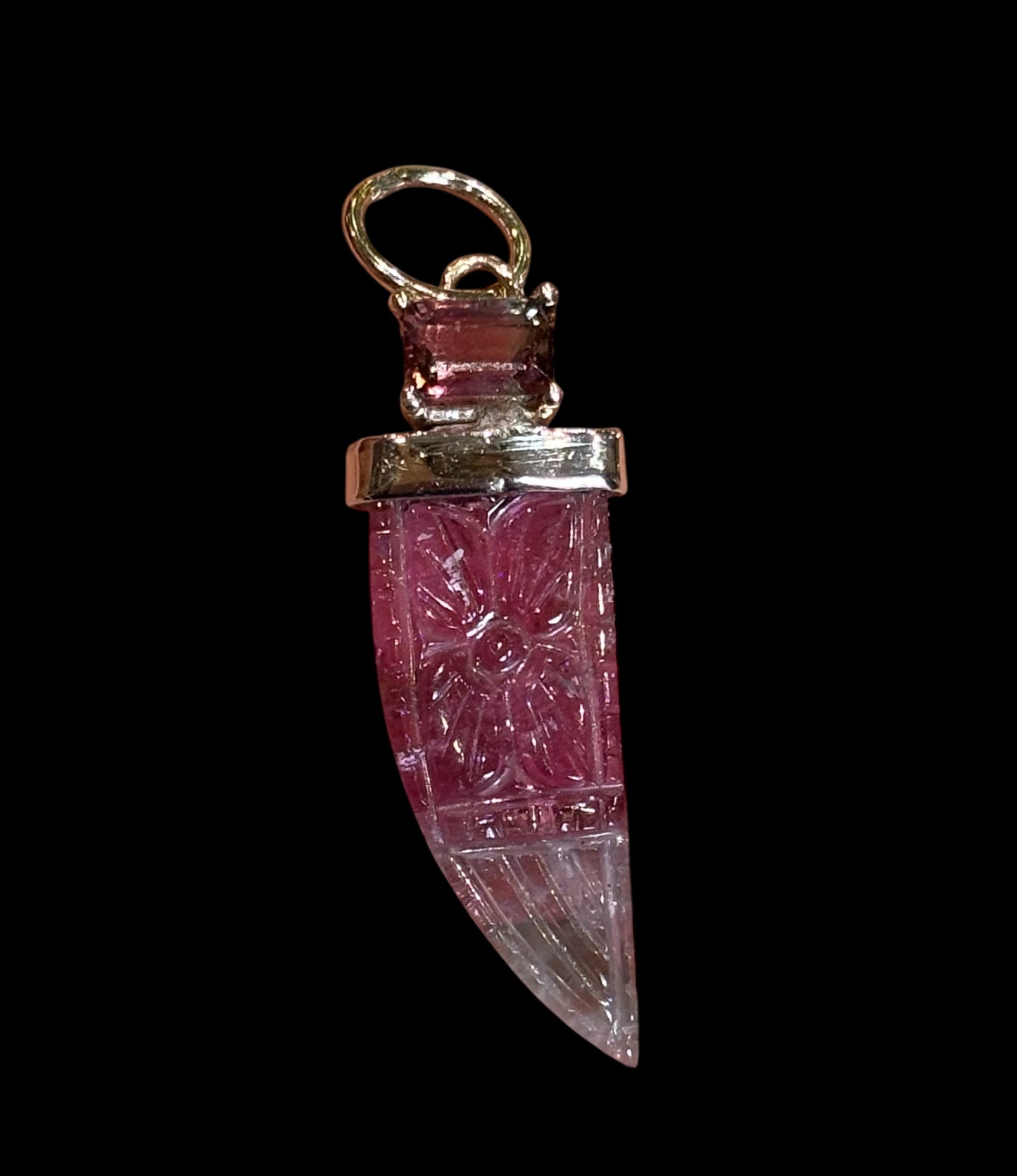 Watermelon Tourmaline Pendant