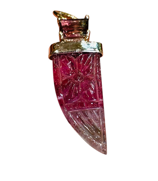 Watermelon Tourmaline Pendant
