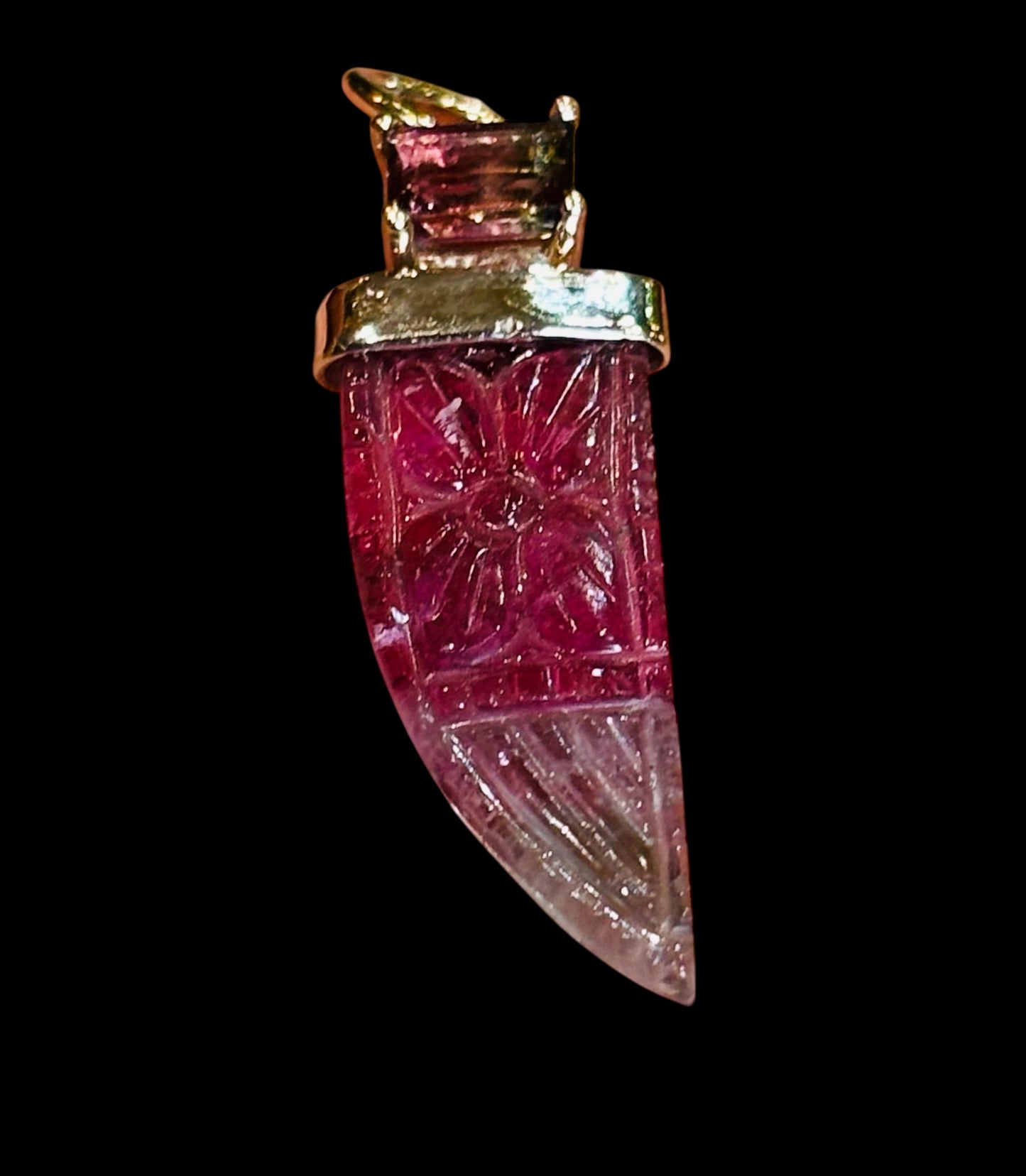 Watermelon Tourmaline Pendant