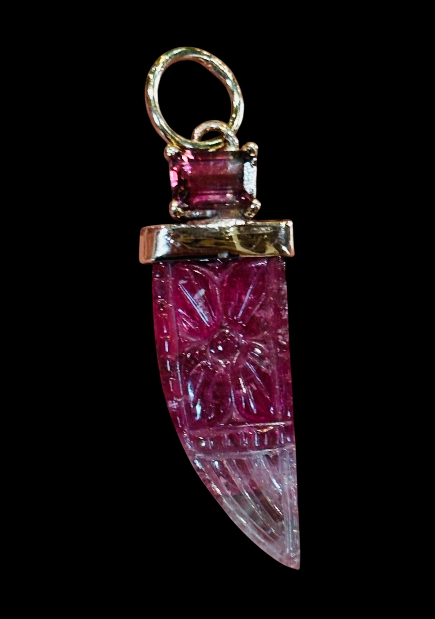 Watermelon Tourmaline Pendant