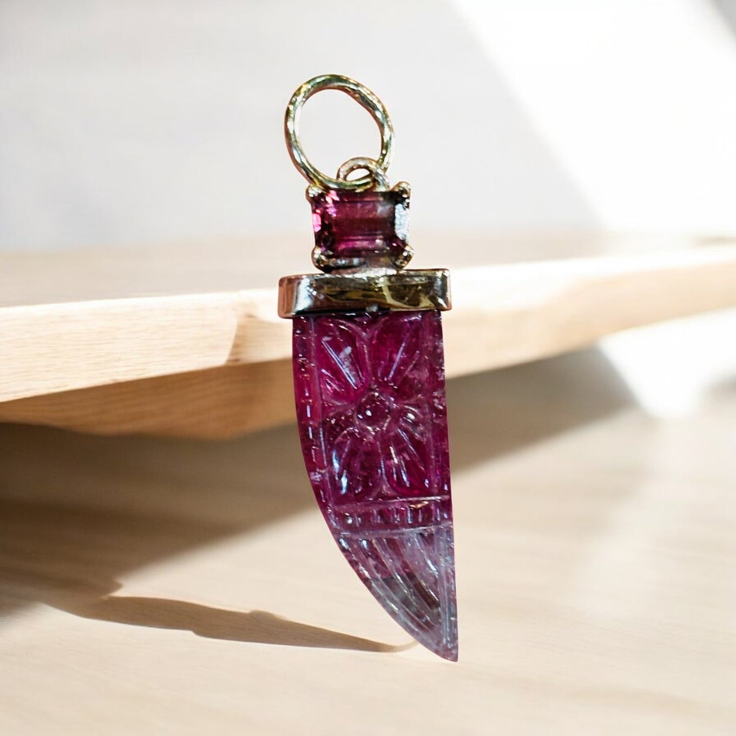 Watermelon Tourmaline Pendant