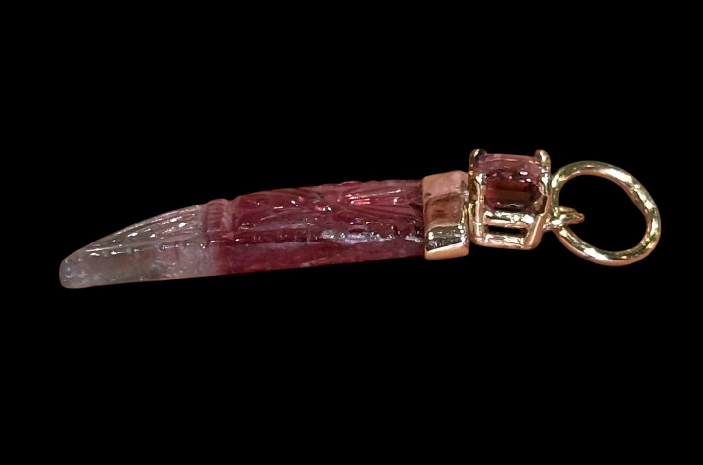 Watermelon Tourmaline Pendant