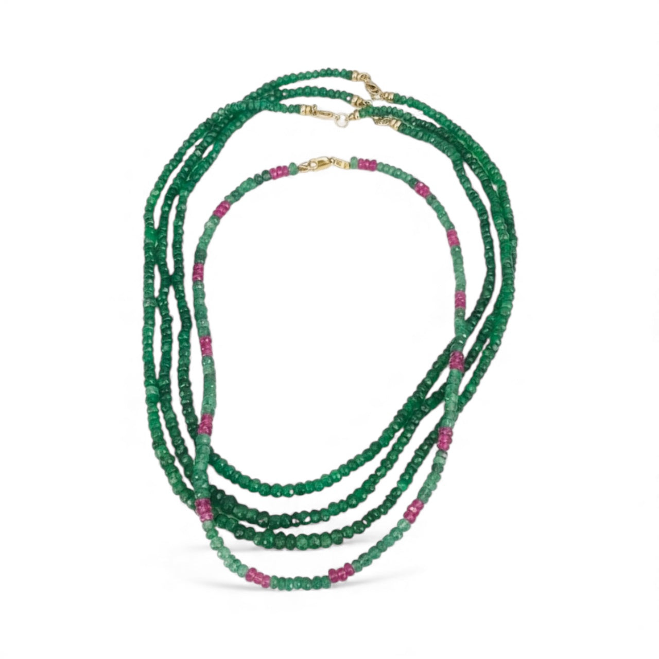 Emerald Necklace, 16”