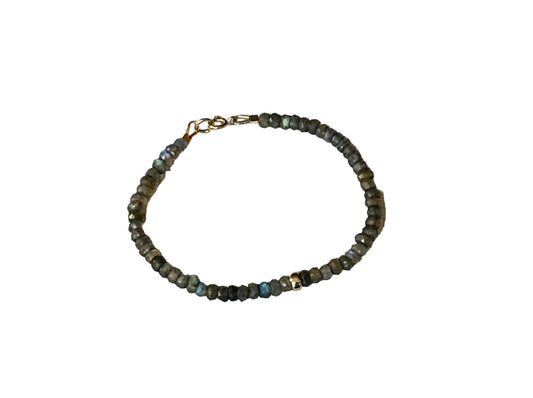 Labradorite Heishi Bracelet