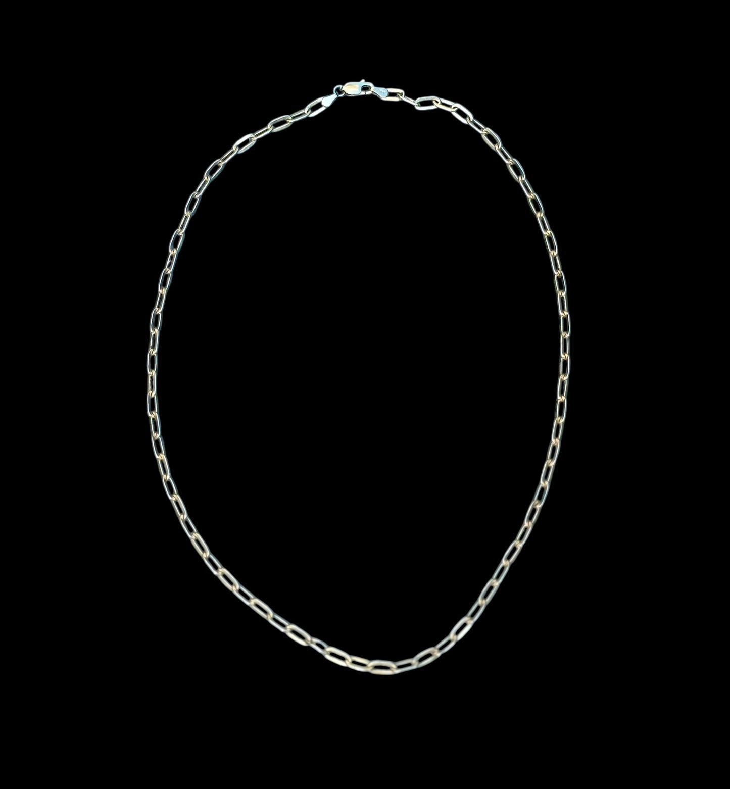Gold Chain, 18” Paperclip
