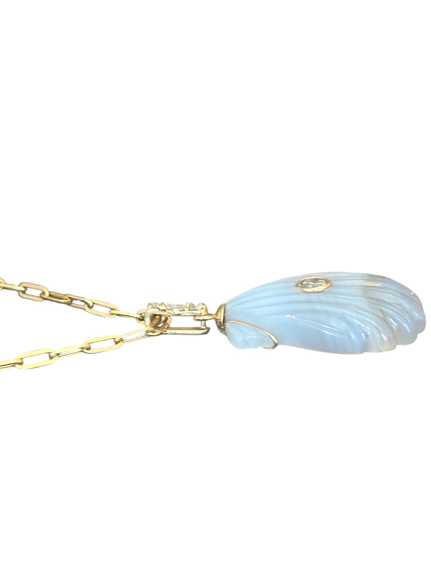 LAGUNA AGATE & DIAMOND NECKLACE