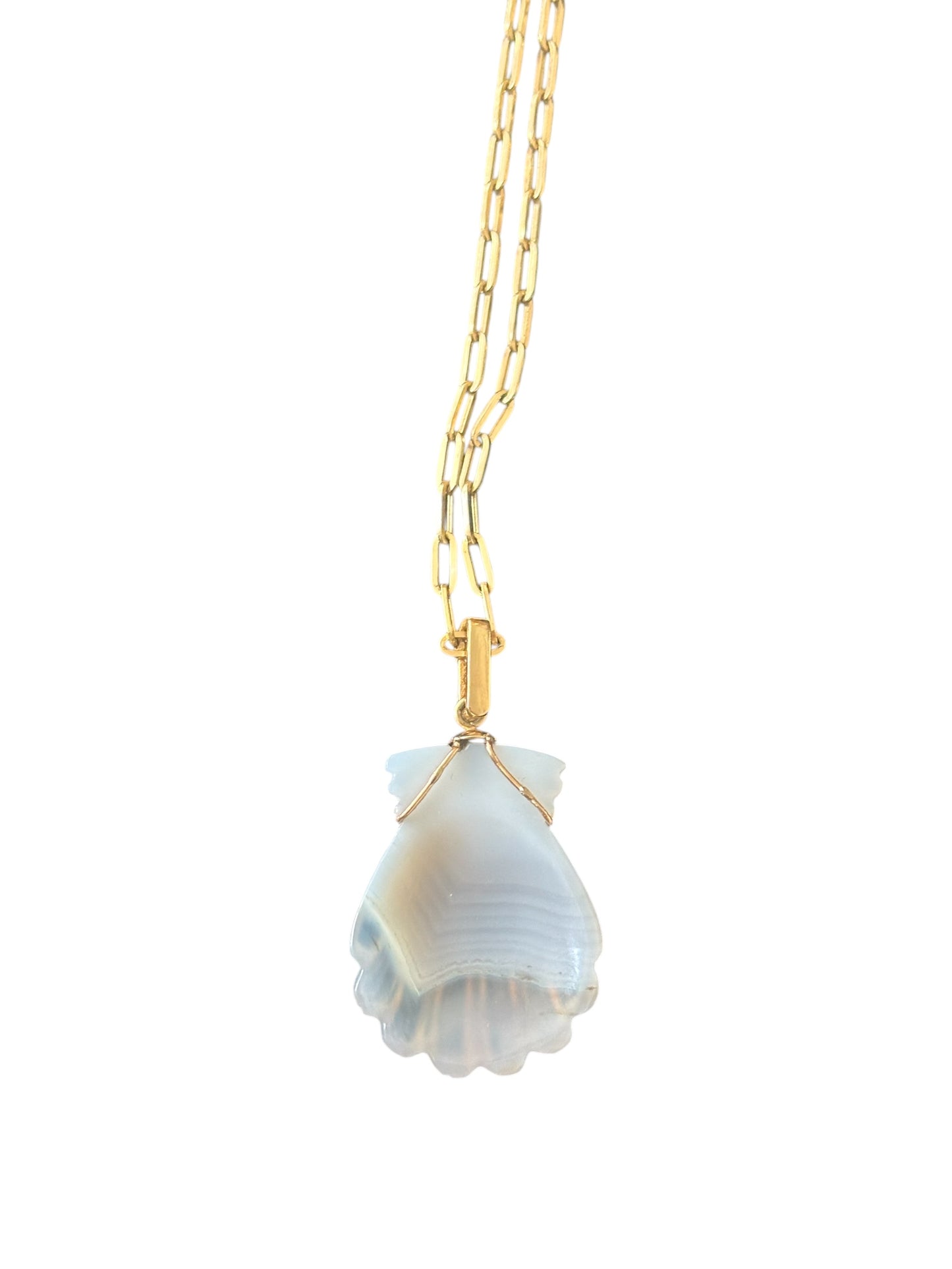 LAGUNA AGATE & DIAMOND NECKLACE