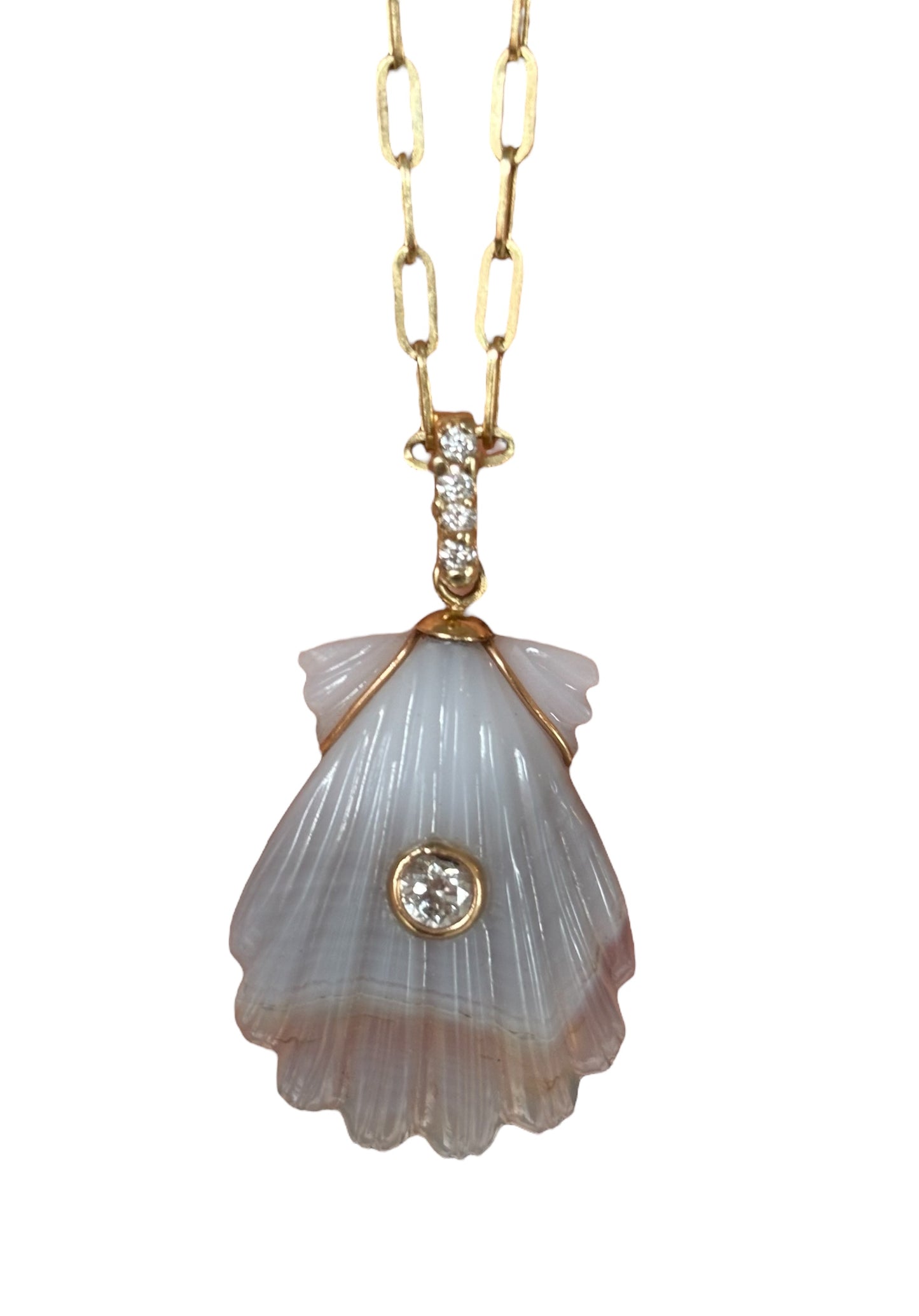 LAGUNA AGATE & DIAMOND NECKLACE
