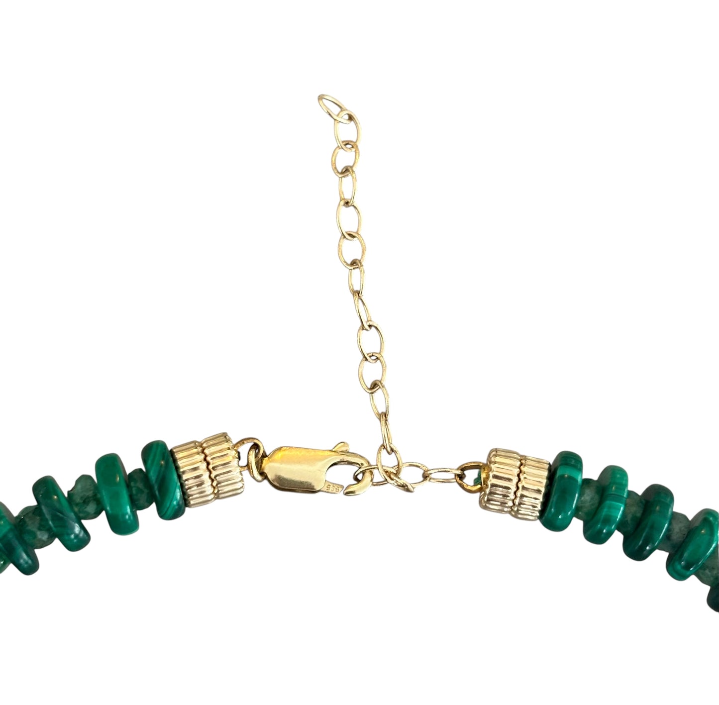 Malachite and Emerald Necklace