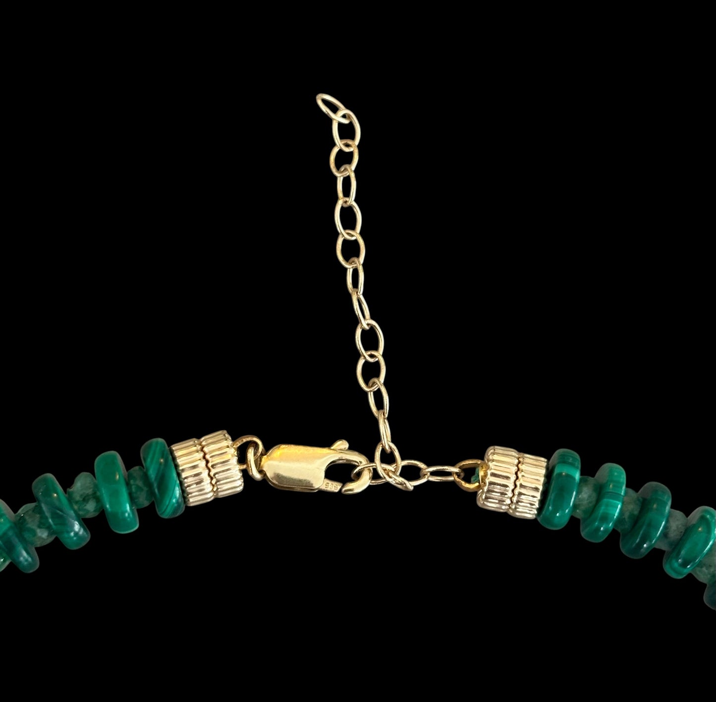 Malachite and Emerald Necklace