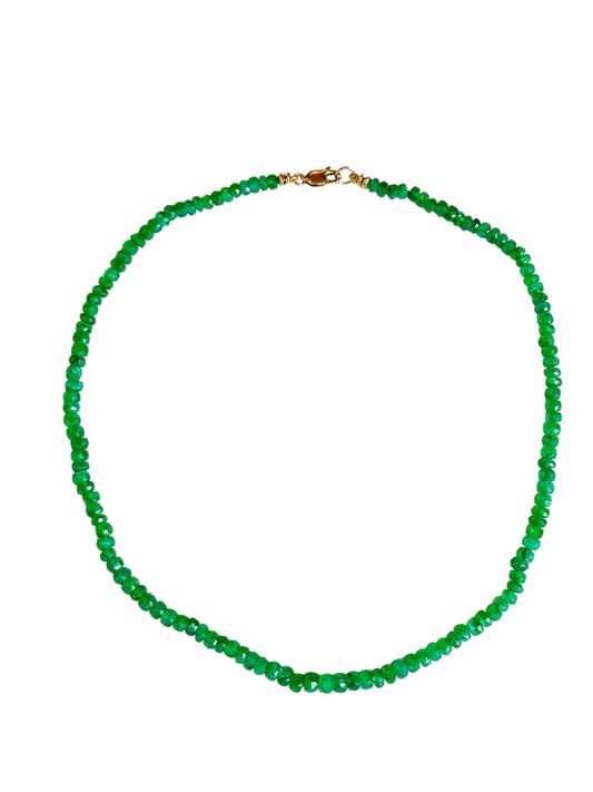 Emerald Necklace, 16”