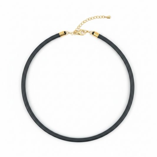 Dark Grey Leather Cord, 5mm