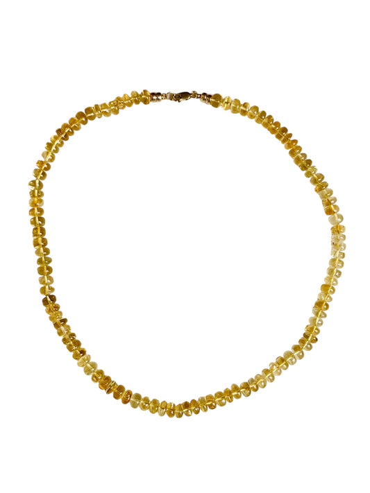 Citrine Necklace, 18”